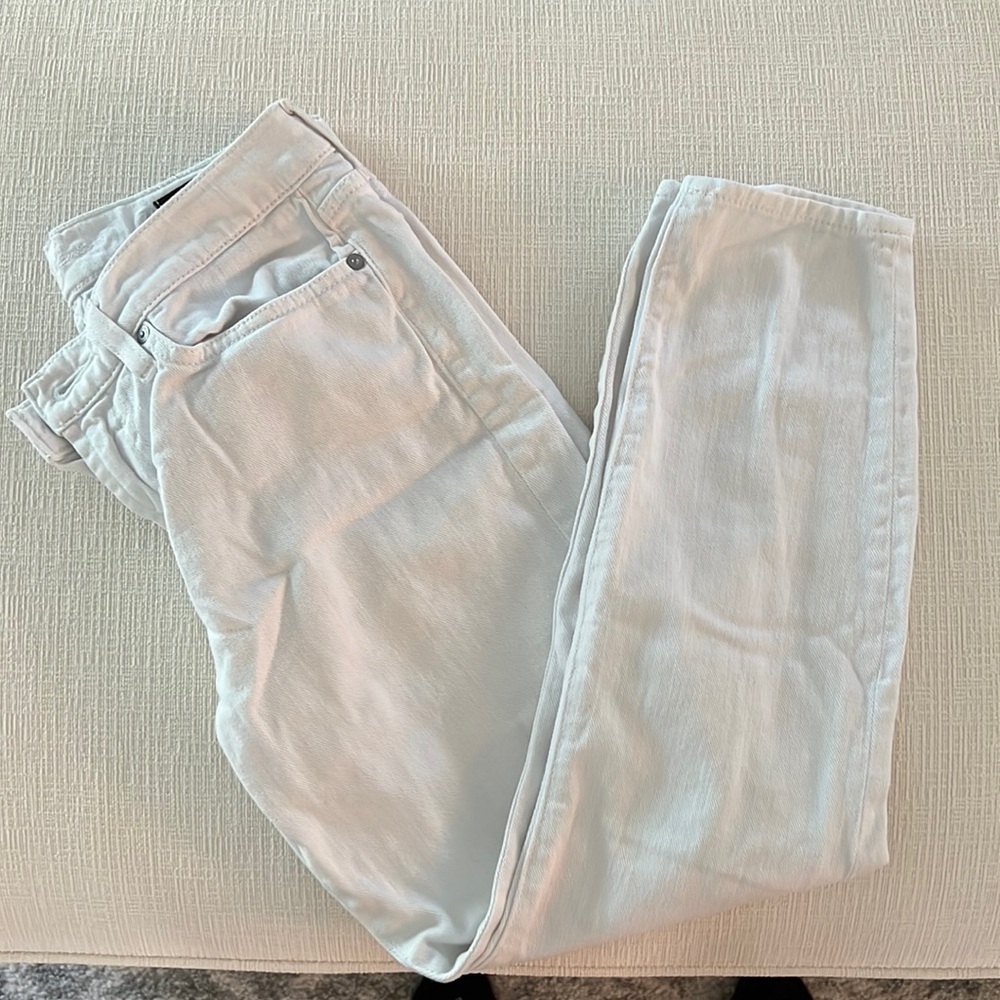 Used white jeans